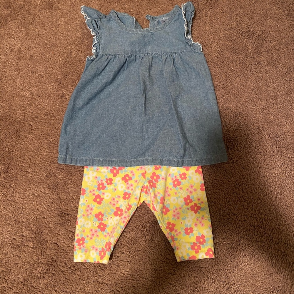 Carter’s 100% cotton two piece outfit